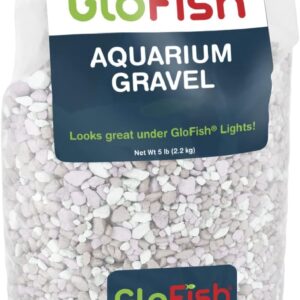 GloFish Aquarium Gravel 5 Pounds, Pearlescent, Complements Tanks and Décor (AQ-78484)