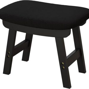 Foot Stool, Foot Stool Small, Ottoman Foot Rest, Small Foot Stool, Foot Stool Under Desk, Wood Foot Stool for Living Room, Bedroom, and Kitc…