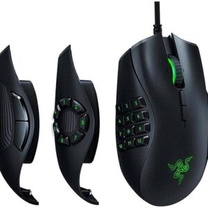 Razer Naga Trinity Gaming Mouse: 16,000 DPI Optical Sensor – Chroma RGB Lighting – Interchangeable Side Plate w/ 2, 7, 12 Button Configurati…