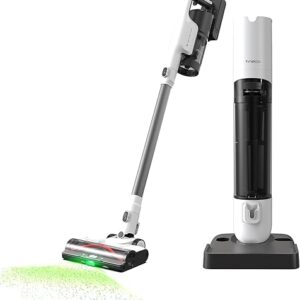 Tineco Pure ONE Station 5 Cordless Smart Vacuum with 2.5L Auto Dust Base, Full-Path Self-Cleaning, 175W Suction, ZeroTangle Tech, iLoop Sma…