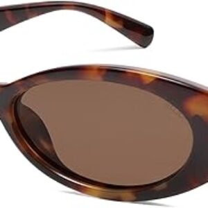 SOJOS Retro Oval Polarized Sunglasses for Women Men Trendy Cateye Vintage Y2k Sunnies SJ2364