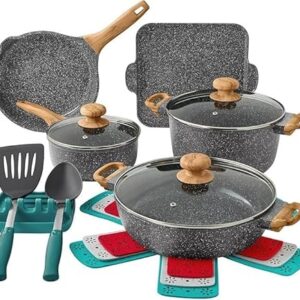 Pioneers Women’s 14-Piece Nonstick Cookware Set