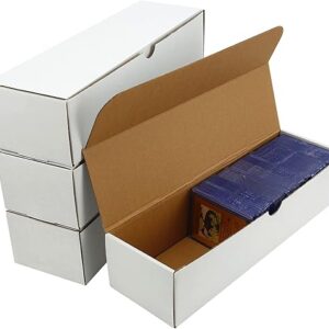 Cardboard Boxes for Trading Cards,Baseball,Football,Basketball,Hockey, Sportscards,Trading Card Storage Box for Toploader full lid-Corrugat…