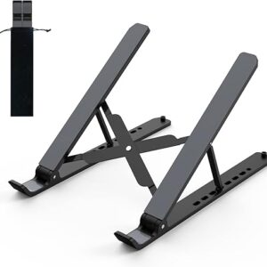 Adjustable Laptop Stand for Desks – Black