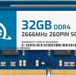 OWC 64GB (2 x 32GB) PC21300 DDR4 2666MHz SO-DIMMs Memory Ram Module Compatible with Mac Mini 2018, iMac 2019 and up, Dell, HP, Lenovo, ASUS …
