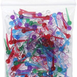 200pcs Clear Plastic Safety Push Pins