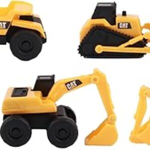 Cat Construction Little Machines 5 Pack – Great Cake Toppers