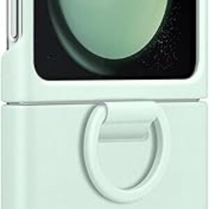 Samsung Galaxy Official Silicone Case with Ring for Z Flip5, Ocean Green