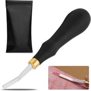 DIUDUS Pro Detail Rougher, Leather Roughing Tool Roughing Leather Craft Surface Tool, Leather Polish File Tool with Ergonomic Handle Leathe…
