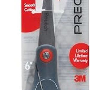 Scotch 6″ Precision Scissors, Great for Everyday Use (1446)