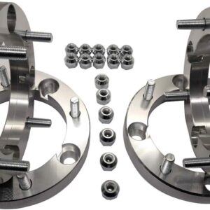 Heavy Duty 1″ Wheel Washers Replacement for 4/156mm Bolt Pattern Polaris 3/8″ Studs to Polaris 12mm Wheels 2008-2014 RZR Ranger 500/800 (Set of 4)