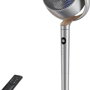 Dreo Standing Fan, 120°+120°Omni-directional Oscillating Fan For Bedroom, 80 ft Circulator With Remote, DC Motor Quiet Pedestal Fans, Adjus…