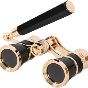Aroncent Opera Glasses Binoculars 3X25 Compact with Adjustable Handle Theater Glasses, Mini Binocular for Adults Men Women in Opera Musical…