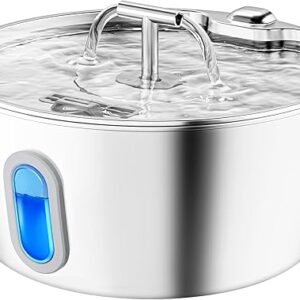 Stainless Steel Cat Water Fountain – 3.2L