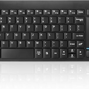 Multi-Device Wireless Bluetooth Keyboard with Touchpad