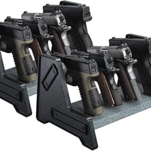 Mind and Action Pistol Rack, Handgun Holder for Safe, Cabinet Organizer, Gun Accessories, Gifts for Men