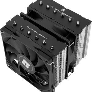 Thermalright Royal Knight 120 SE CPU Cooler, Only 155mm High, Dual Towers Dual PWM Fans TL-C12B V2 and TL-C12015B, 6 Heat Pipes,PC Cooling …
