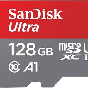 [Older Version] SanDisk 128GB Ultra microSDXC UHS-I Memory Card with Adapter – 120MB/s, C10, U1, Full HD, A1, Micro SD Card – SDSQUA4-128G-…