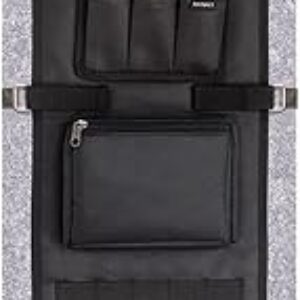 RAYMACE Gun Safe Door Panel Organizer 10W*46H inch，Adjustable Width to 13 Inch, Pistols and Documents Storage Solution