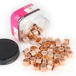 Pro 50 Pack EFIELD 1/2-inch Solder Copper Pipe End Cap (Plug), LF Copper Plumbing Fittings with Sweat Solder Connection