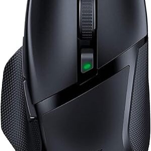 Razer Basilisk X Hyperspeed Razer 5G Advanced 16K DPI Optical Sensor Wireless Gaming Mouse with Up to 450 Hours of Battery Life, Mechanical Mouse Switches (Black)