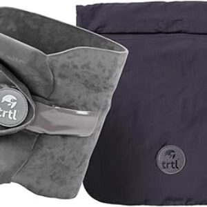trtl Travel and Airplane Pillow – Real Sleeping Experience on Long Flights – Neck and Shoulder Support – Super-Soft, Lightweight, Easy-to-Ca…