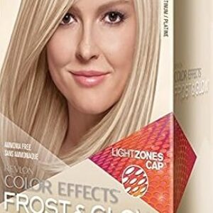 Revlon Permanent Hair Color, Permanent Hair Dye, Color Effects Highlighting Kit, Ammonia Free & Paraben Free, Platinum, 8 Oz, (Pack of 1)