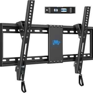 Mounting Dream UL Listed TV Mount for Most 37-75 Inch TV, Universal Tilt TV Wall Mount Fit 16″, 18″, 24″ Stud with Loading Capacity 132lbs,…
