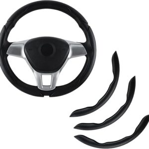 Amiss 3pcs Carbon Fiber Steering Wheel Covers