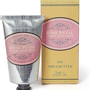 Naturally European Fragrance by Somerset hand cream, Rose Petal 2.53 Fl Oz