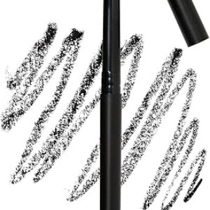 e.l.f. No Budge Retractable Eyeliner, Creamy, Ultra-Pigmented & Waterproof, Creates Bold & Defined Lines, Vegan & Cruelty-Free, Black 0.006…