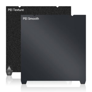 K1 Max PEI Build Plate 310 * 315mm Double Sided Smooth+Textured Heated Bed Printing Platform for K1 Max,CR10,Ender 3 Max&Neo,Tevo Tornado,A…