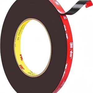 Double Sided Tape Heavy Duty, 3M 5952 VHB Mounting Adhesive Tape 1/4 in x 15.4 ft, Waterproof Adhesive Strips Tape for Indoor & Outdoor, Au…