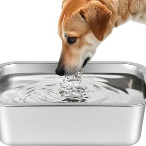 Ohtomber Stainless Steel Large Dog Bowl