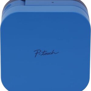 Brother P-Touch Cube Smartphone Label Maker, Bluetooth Wireless Technology, Multiple Templates Available, Apple & Android Compatible – Blue, 2.5 x…