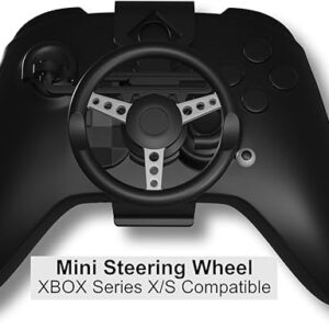 DRIFTwheel Mini Steering Wheel for XBOX – 3D Printed Controller Accessory – Increase Accuracy (XS-0000-A)