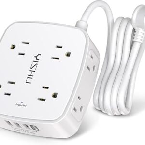 6 Ft Surge Protector Power Strip with USB