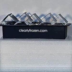 High Capacity (10 x 2 Inch) Home Clear Ice Cube Tray/Ice Cube Maker