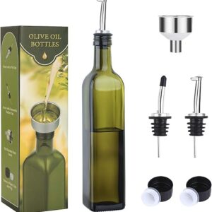 AOZITA 17oz Glass Olive Oil Dispenser
