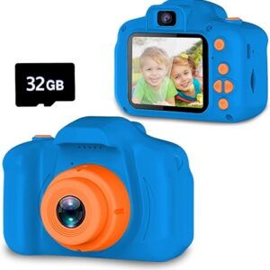 Seckton Upgrade Kids Selfie Camera, Christmas Birthday Gifts for Boys Age 3-9, HD Digital Video Cameras for Toddler, Portable Toy for 3 4 5…