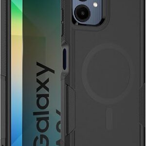 Dahkoiz for Samsung Galaxy A06 Phone Case, with Privacy Screen Protector, Compatible with MagSafe, 15ft Military-Grade Drop Protection, Dua…