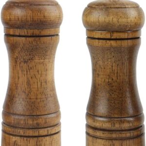 Wooden Pepper Grinder and Salt Shaker Set
