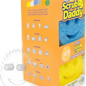 Scrub Daddy Kitchen Sponges & Caddy Set