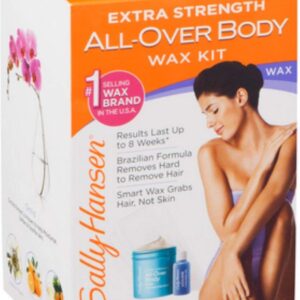 Sally Hansen Extra Strength All-Over Body Wax Hair Removal Kit 1 ea (Pack of 4)