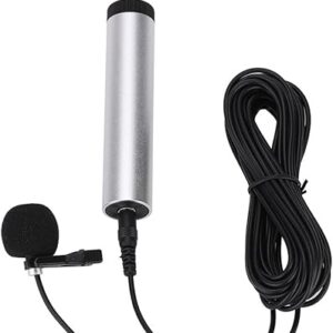 an-do-er Mini Portable Wired Electret Condenser Lapel Collar Clip-on Musical Instrument Mic Microphone for Guitar Sax Trumpet Violin Piano