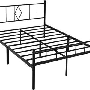 14 Inch Full Size Bed Frame with Storage