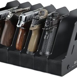 Foam Pistol Rack for Gun Safe | Gun Cabinet Accessories | Storage Organizer Revolver Firearm Handgun Rack Stand Display Holder