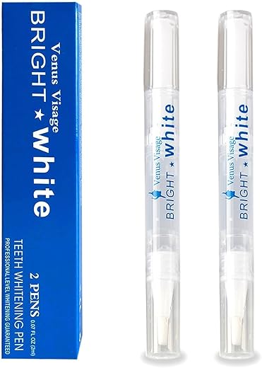 Venus Visage Award Winning Teeth Whitening Pen, 20+ Uses - Teeth whitening Gel Professionally formulated - Best Teeth whitening Gel Pen Tee...