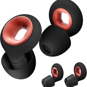 Concert Ear Plugs, 2 Pair BNU High Fidelity Noise Cancelling Earplugs Hearing Protection for Musicians,Festivals,Raves Sleep, 25-33db Noise…