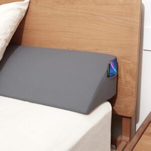Twin Size(39″x10″x6″) Bed Wedge Pillow, Bed Gap Filler, Mattress Wedge, Headboard Pillow Fill The Gap (0-7″) Between Your Headboard and Mat…